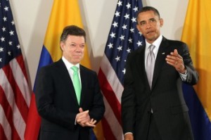 Santos con Obama